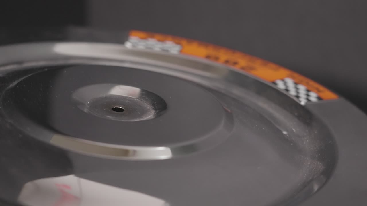 밀접한 필터 회전의 위쪽 보기