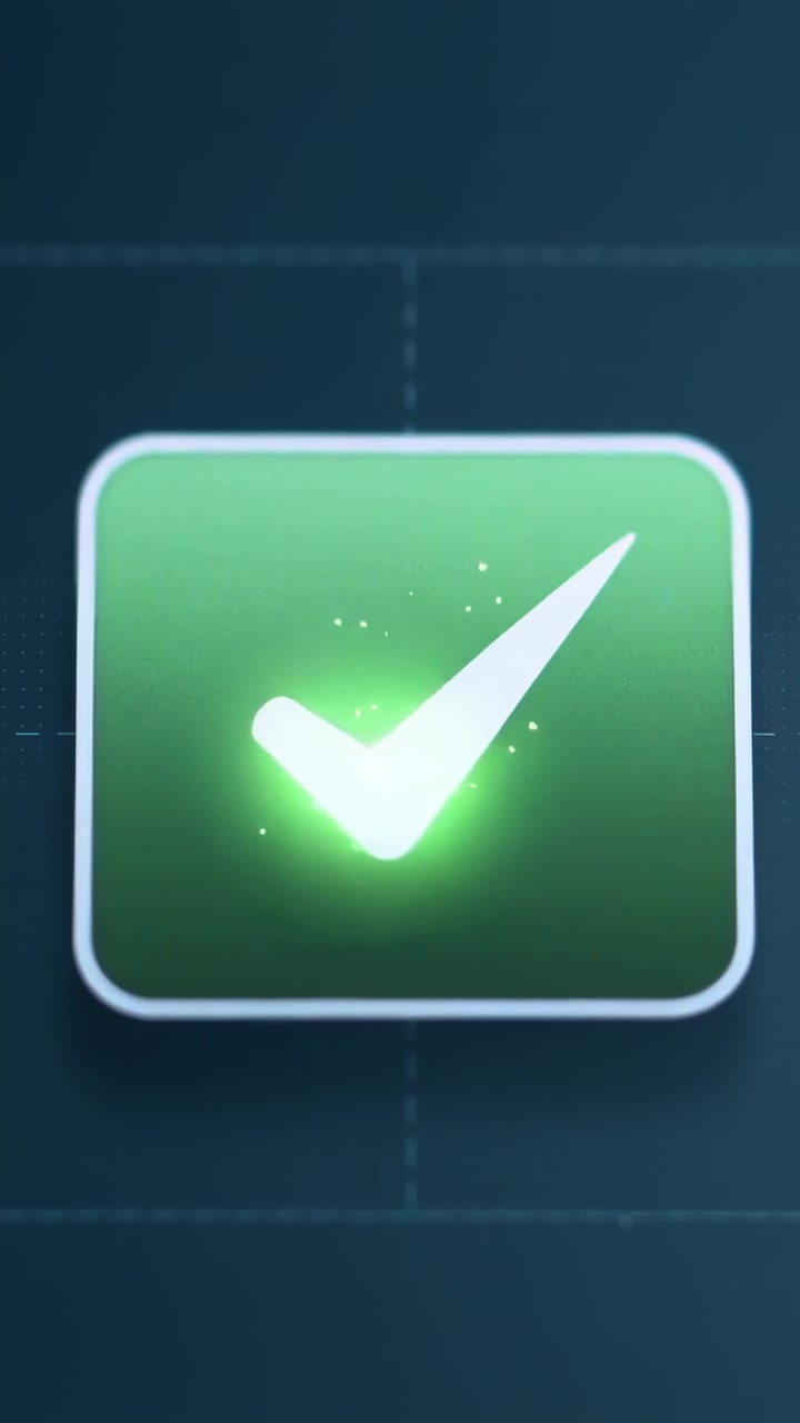 Vertical video: Playing, green button showing streak moving over white check on grid, confirming