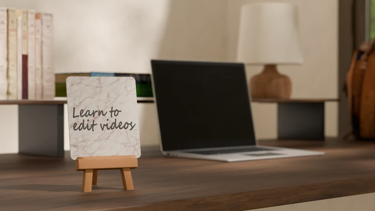 Today pending task showing Learn to edit videos