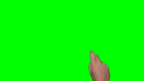 manos fingiendo tocar una pantalla invisible