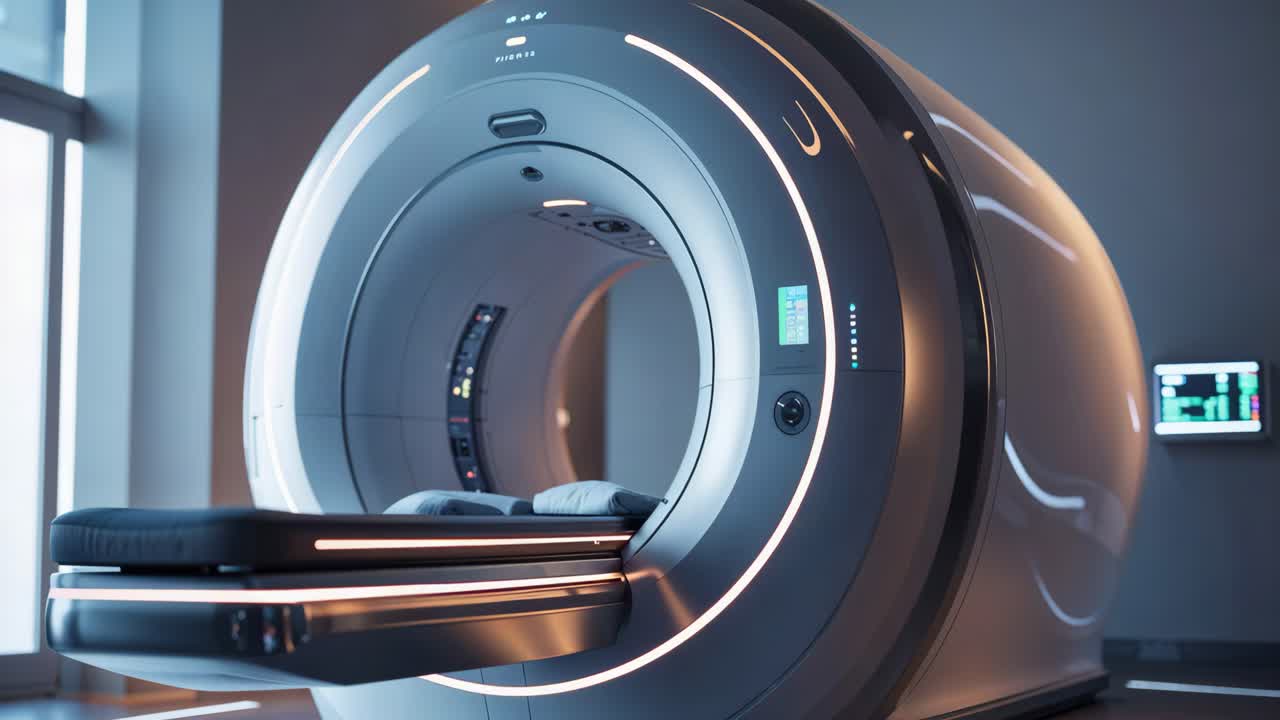 MRI Scanner in a Modern Hospital