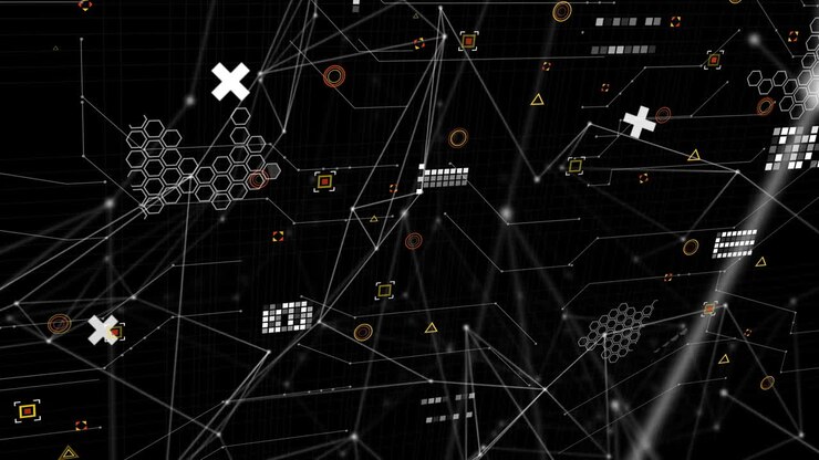 Animation of connections, markers and data processing over world map
