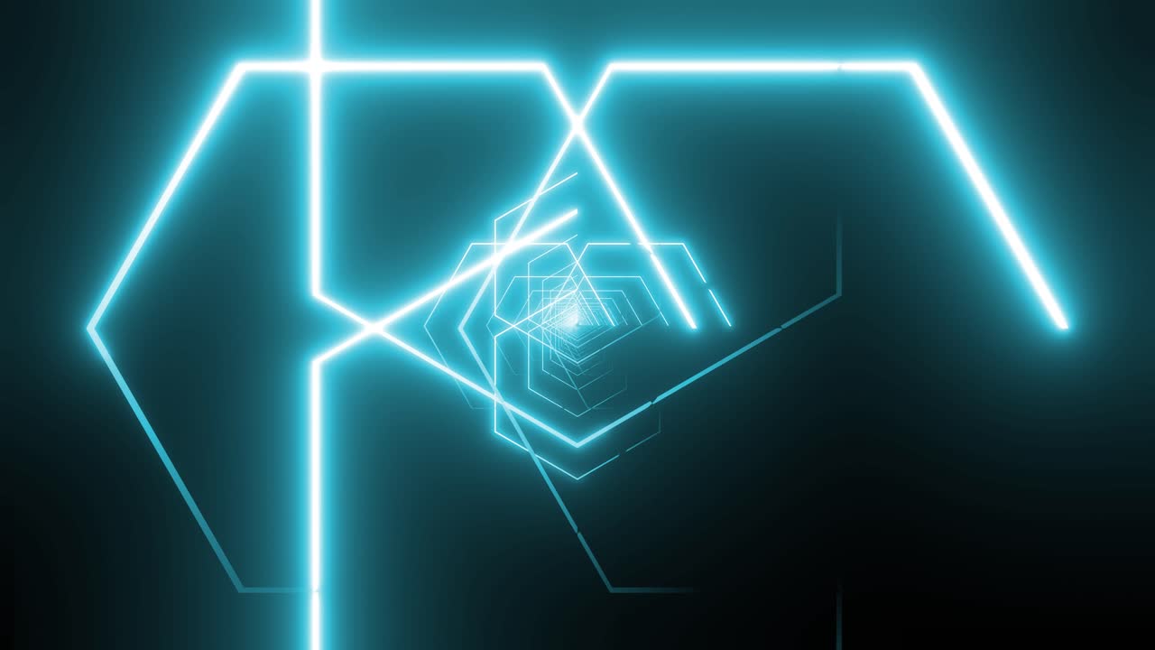 patrón geométrico de neón abstracto