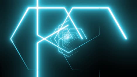 patrón geométrico de neón abstracto