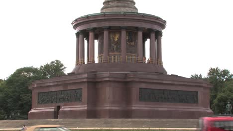 socket of siegessäule victory column berlin, germany