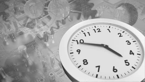 Clock and gears