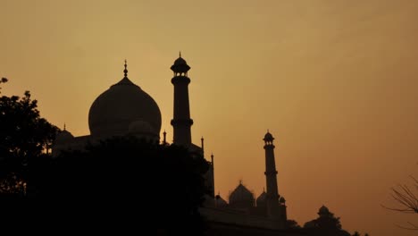 taj mahal agra india timelapse