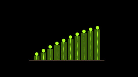 Líneas-Gráficos-Infográficos-Animación-Bucle-Gráficos-En-Movimiento-Video-Fondo-Transparente-Con-Canal-Alfa