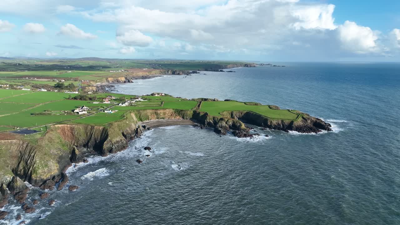 Ireland epic coastlines Copper Coast Waterford Dunabrattin Head natural beauty of south east coast in autumn