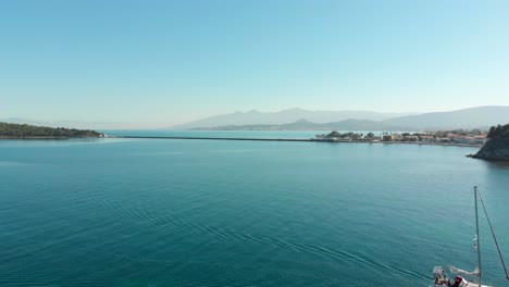 various drone shots in beautiful urla, izmir - the third largest city in turkey
