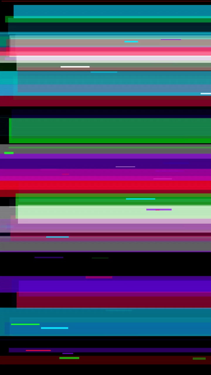 Digital Glitch and Signal Interference Effect