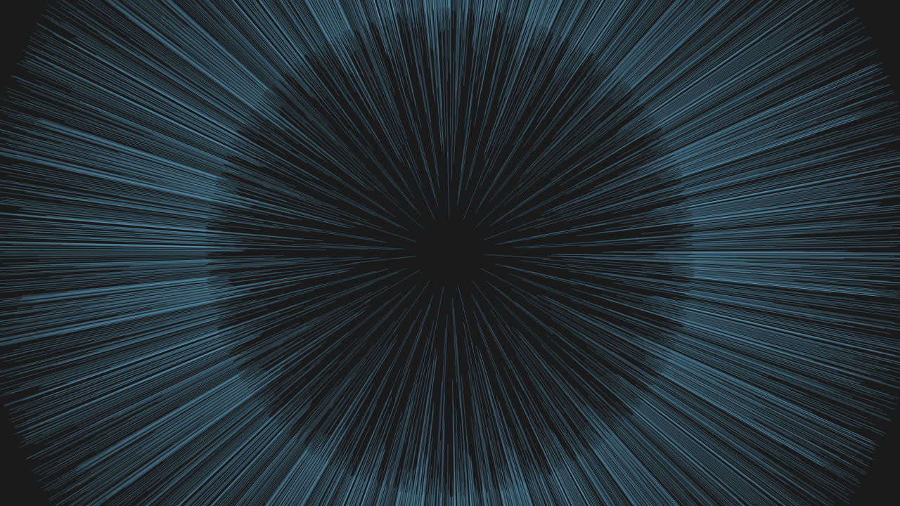 Fantasy futuristic sphere with neon lines on dark gradient