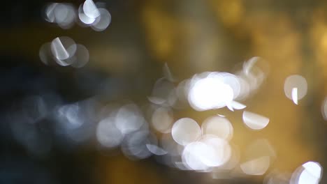 borrón abstracto con luces bokeh parpadeantes en el fondo