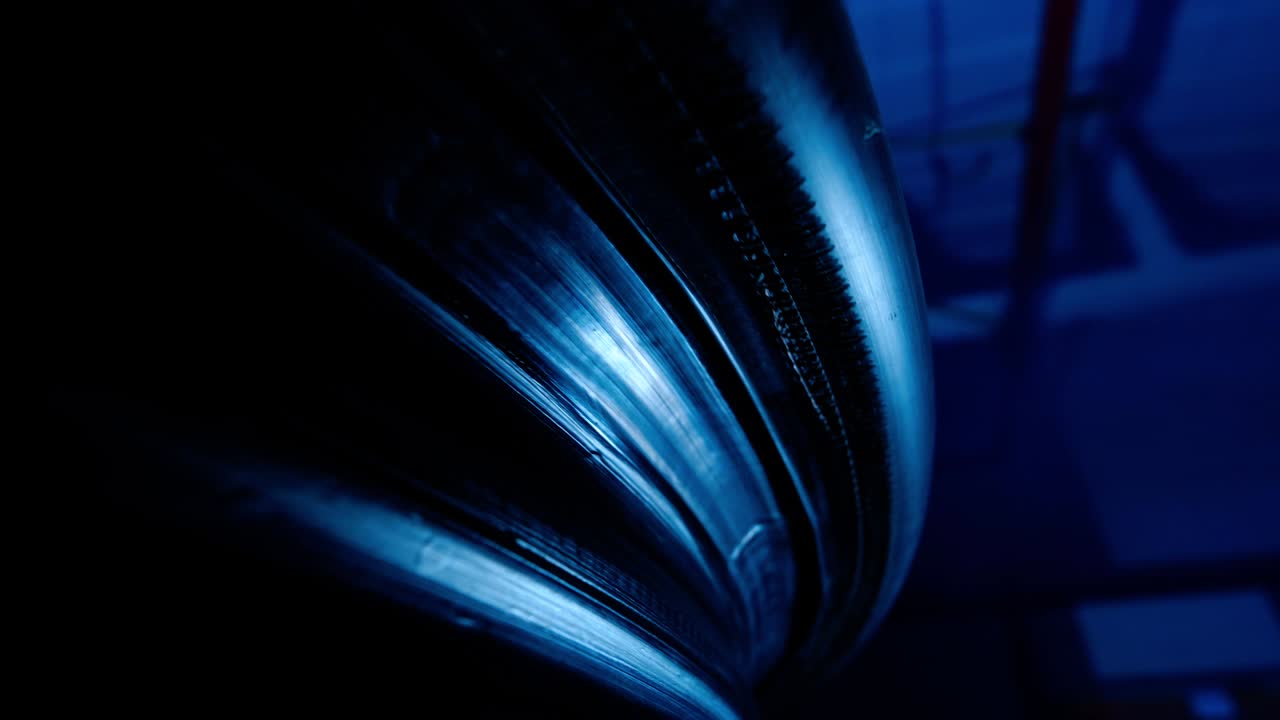 추상화: 산업용 배럴 벽의 섹션