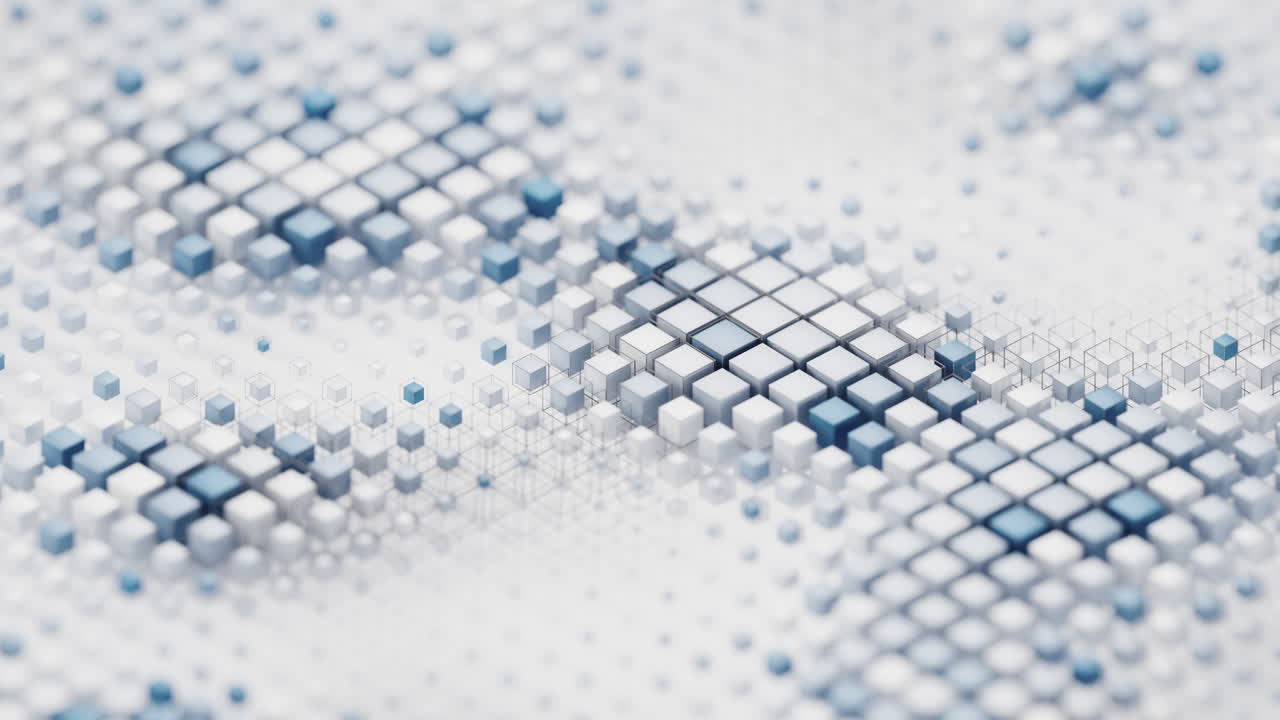 추상적인 큐브 재료, 기하학적 배경, 3d 렌더링