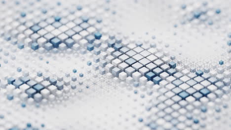 material de cubo abstracto, fondo de geometría, renderización en 3d.
