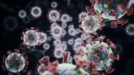 microscopic visualization of viral particles: exploring the complex structure and function of pathogenic entities in a dark background setting