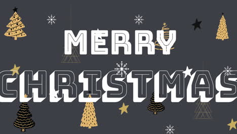 Animation-of-christmas-greetings-text-over-christmas-decorations