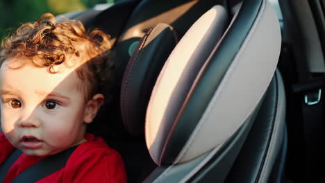 baby in a car seat