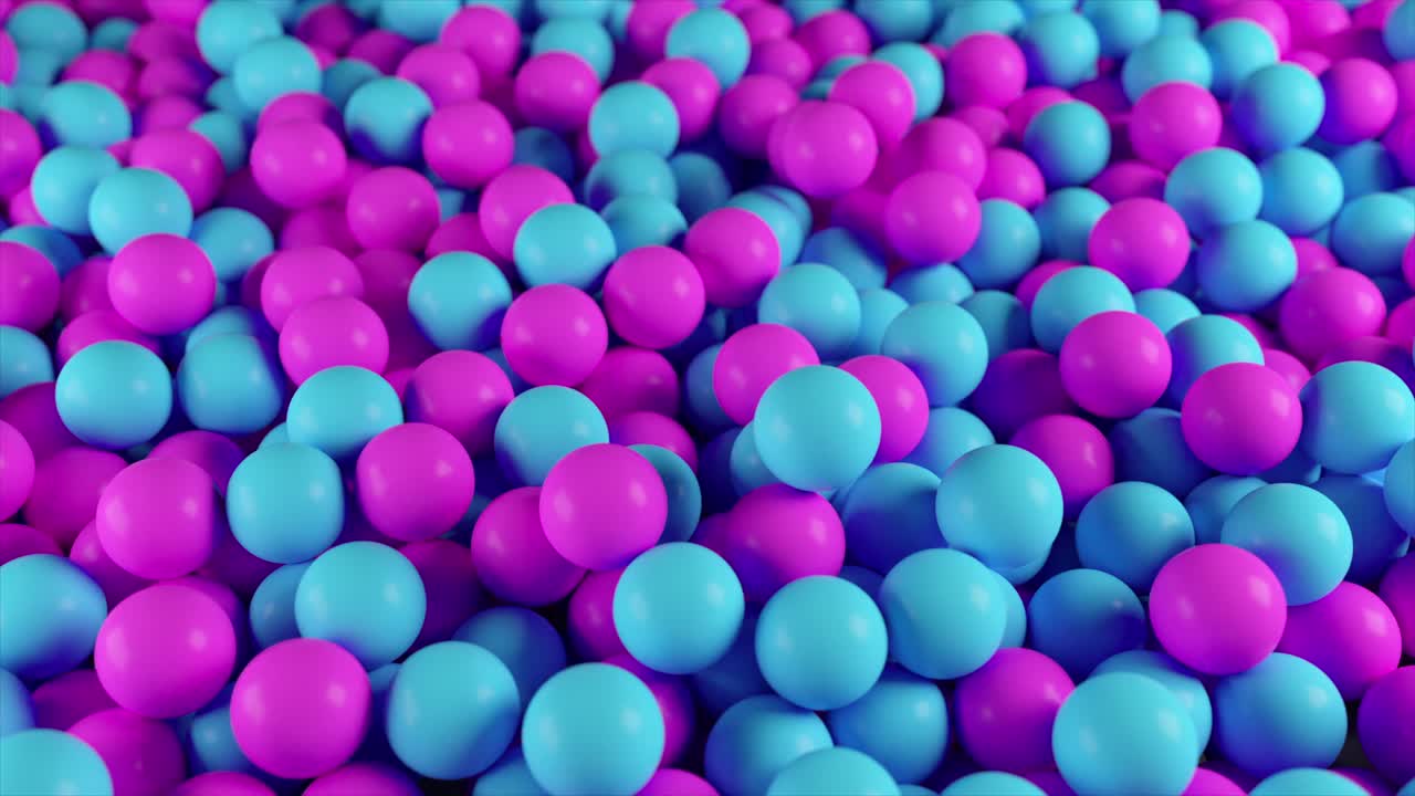 абстрактные розовые и синие шары