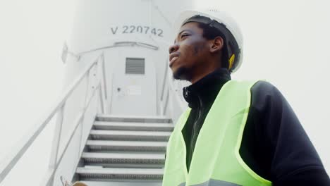 construction worker at a facility
