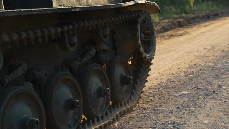wwii tank in action