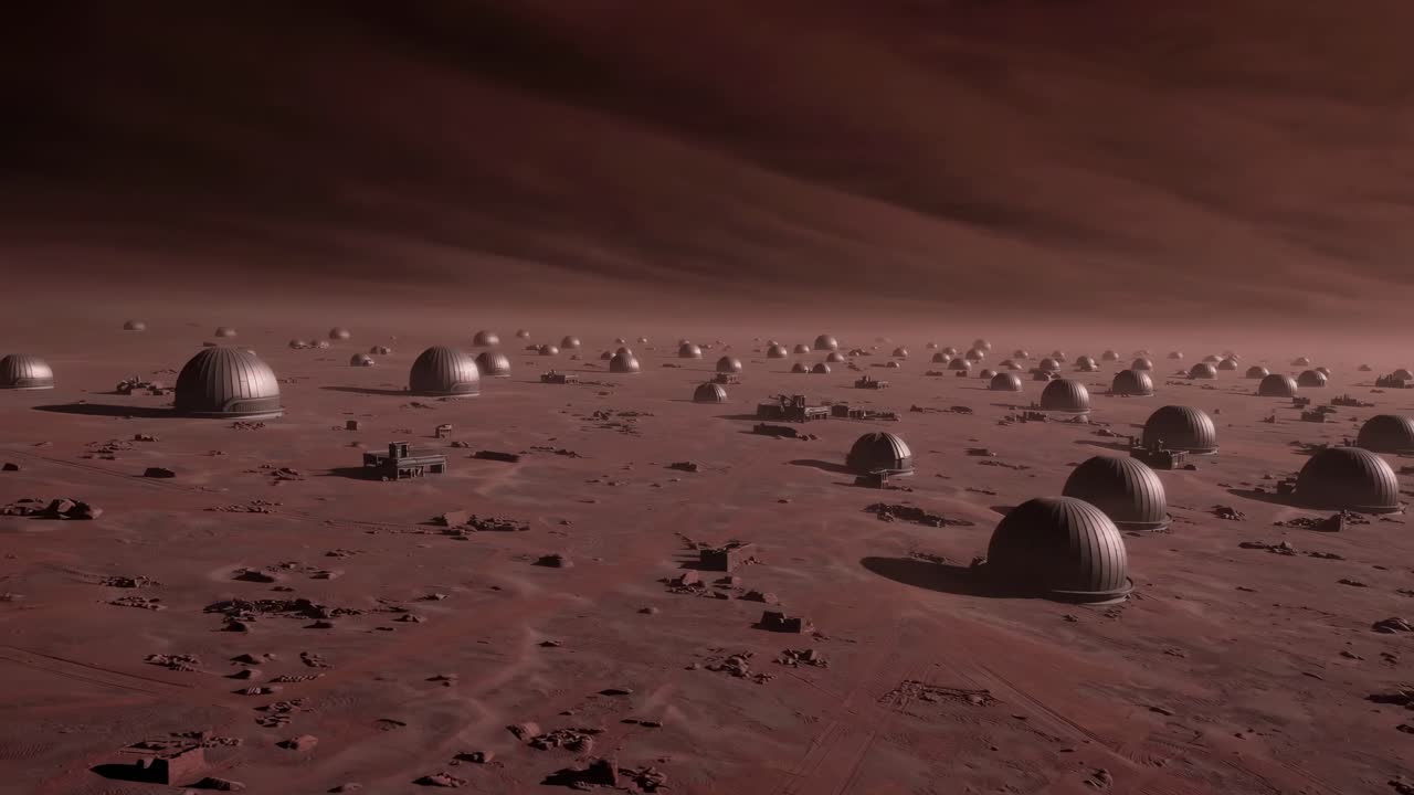 Abandoned Martian Colony