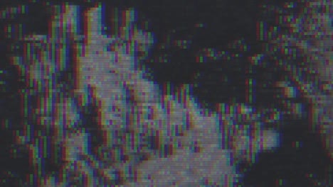 unique design abstract digital animation pixel noise glitch error video damage