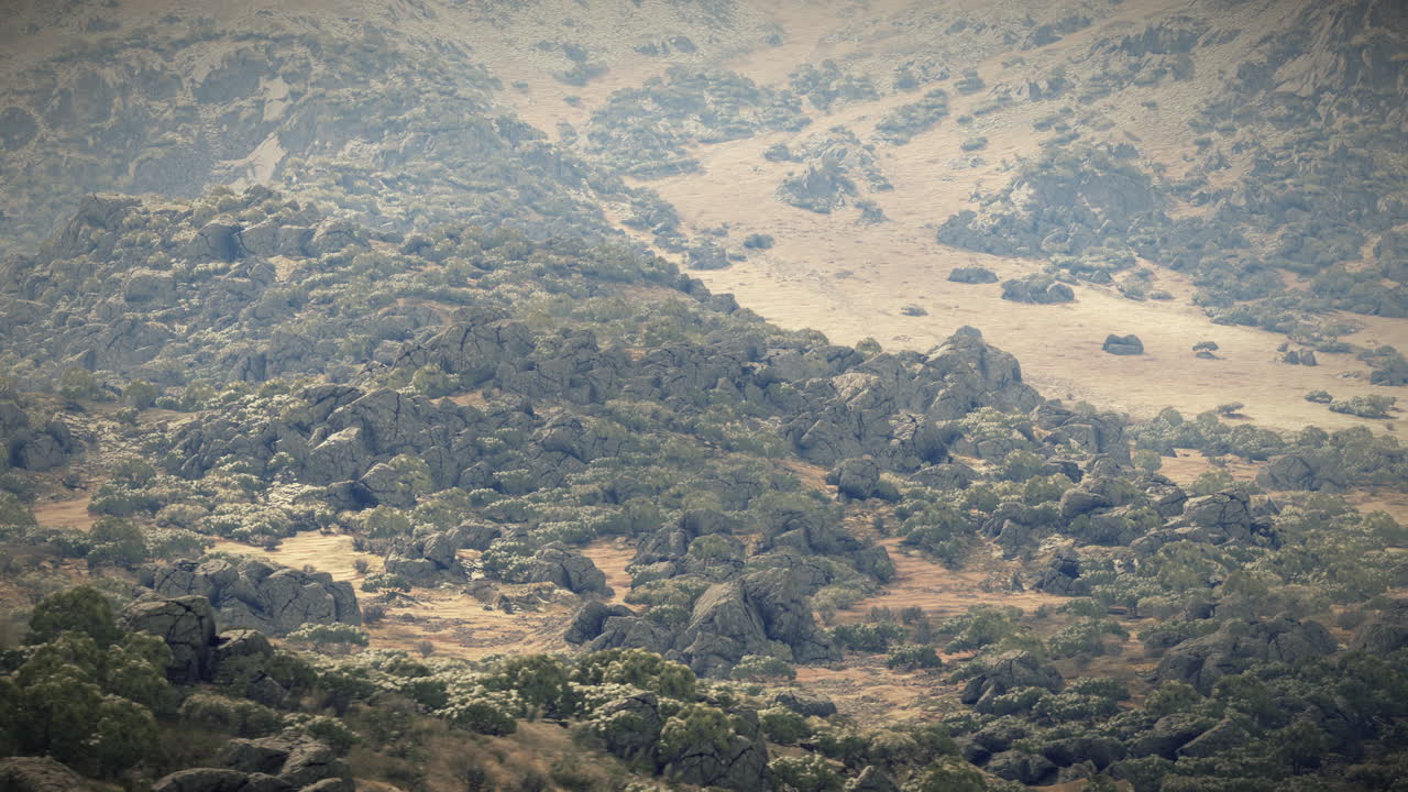 바위산 풍경 의 공중 풍경