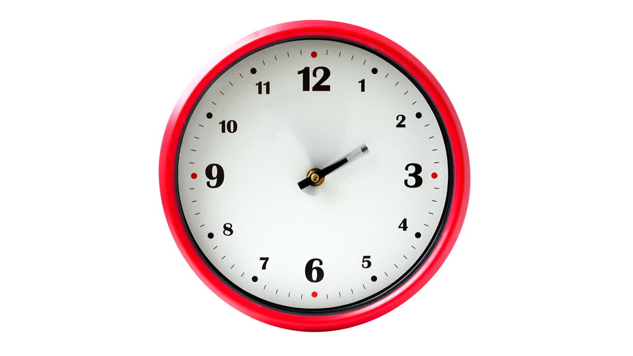 Shooting of hours. Time lapse. Shooting of the dial of hours