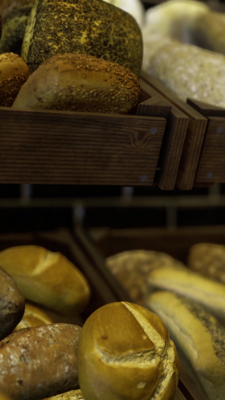 Delightful assortment of freshly baked bread waiting to be enjoyed