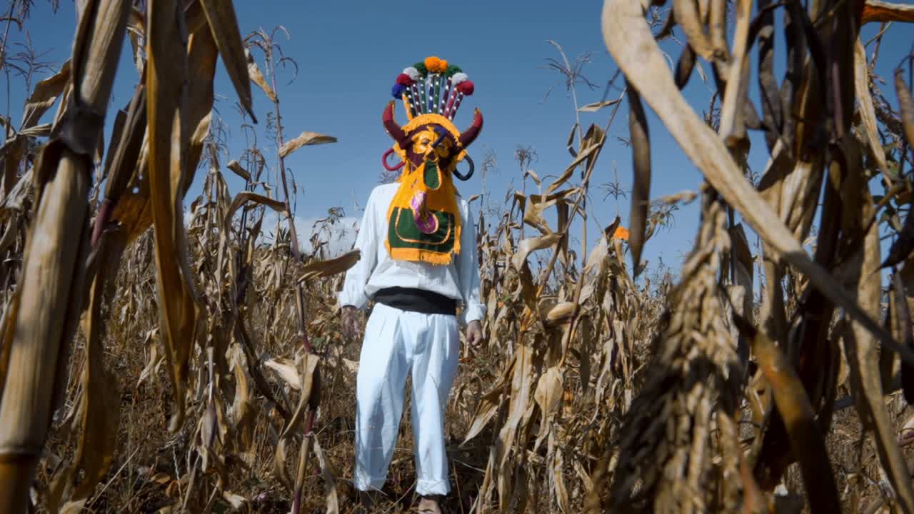 에콰도르 안데스 산맥의 아야 후마 악마