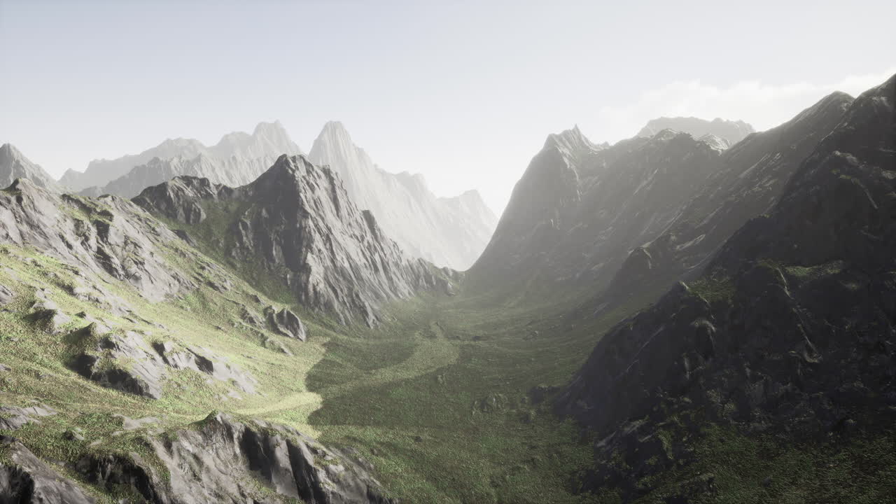 Pemandangan pegunungan berbatu Alpen Dolomites