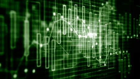 4k gráficos y cifras financieras.