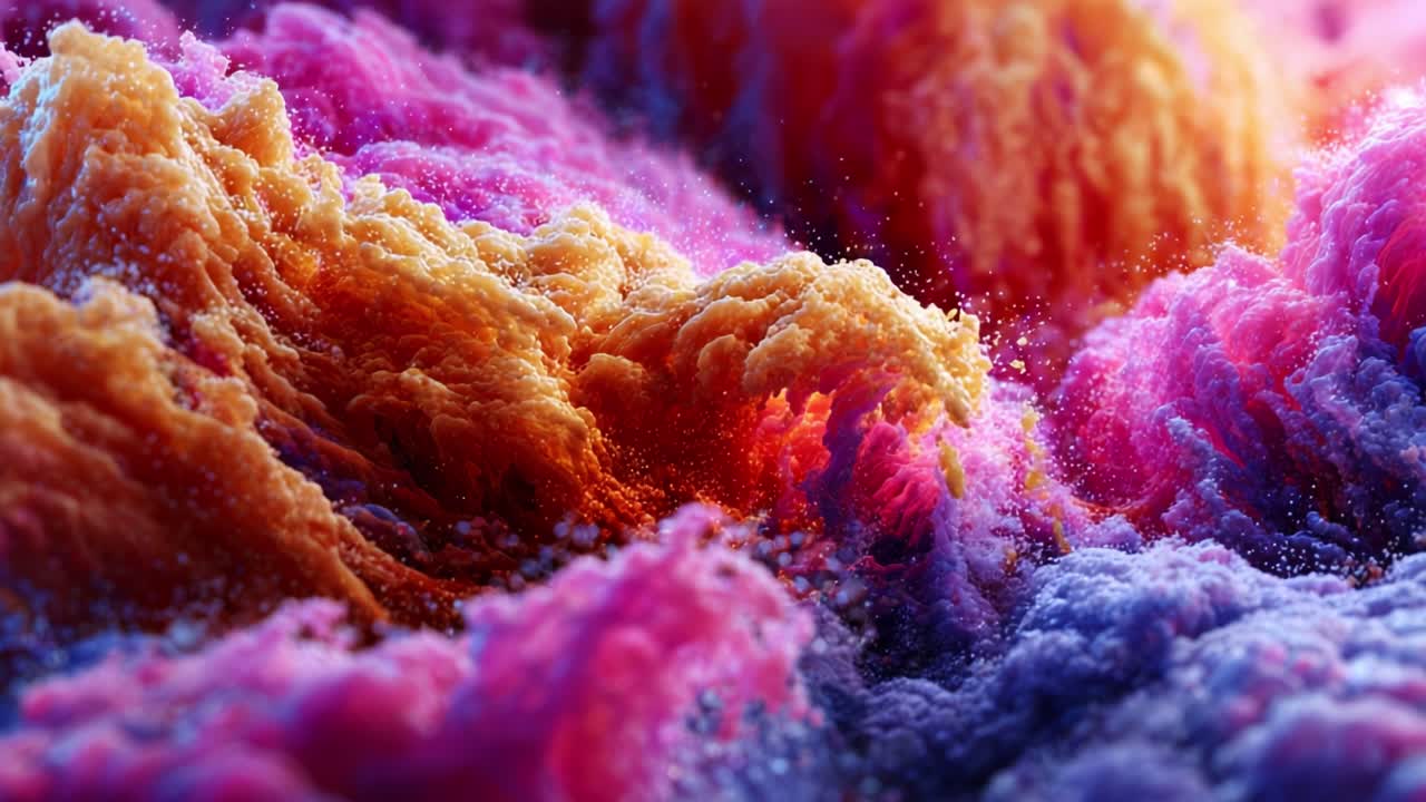 A Stunning Visual Representation of Colorful Cloud Formations in Motion, Showcasing the Beautiful Blends of Colors and Textures that Create a Dreamlike Landscape