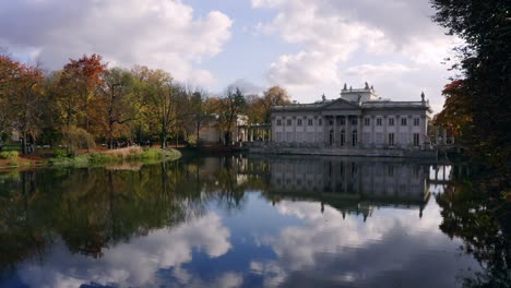 palace on the isle, lazienki royal baths park, warsaw poland