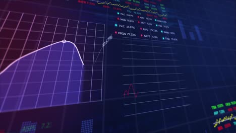 Animation-of-stock-market-display-with-price-going-up-and-down-4k