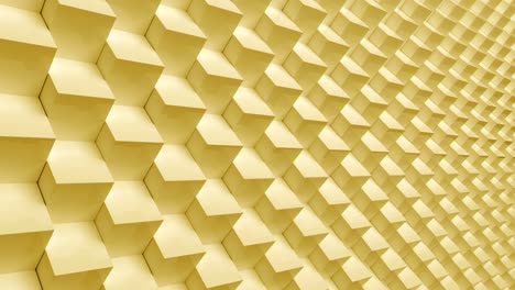 yellow abstract looped cubic endless