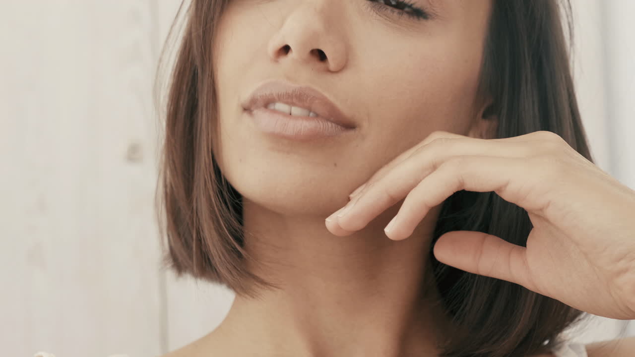 retrato en primer plano de una mujer