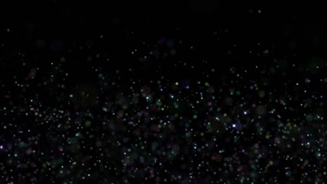 4k rising color dust. looped element
