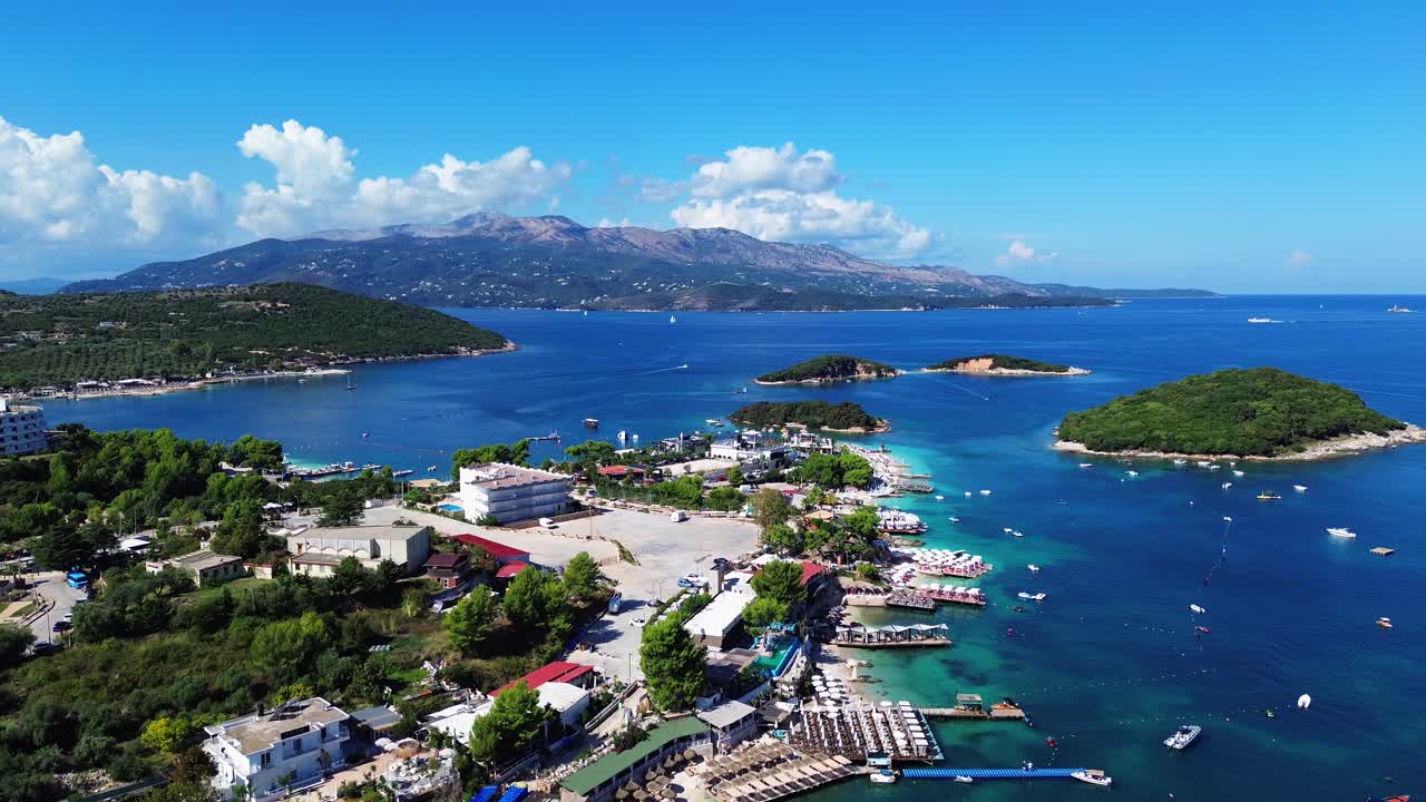 Ksamil Albania holiday beach resort island Ionian Sea summer travel destination