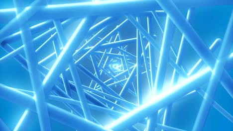 alambre azul - 4k 60fps formas abstractas con estilo bucle de fondo de video