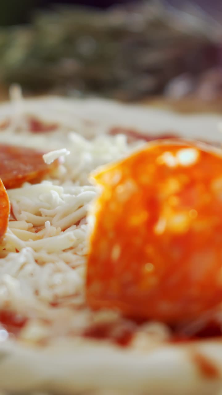 Making Pepperoni Pizza