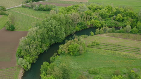 Toma-De-Drones-De-Hermosos-Colores-Verdes-De-La-Naturaleza