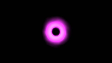 black background and moving black hole