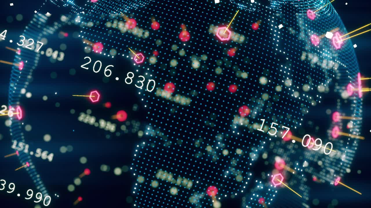 Global Data Visualization on Digital Earth