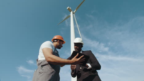 wind turbine inspection and project discussion