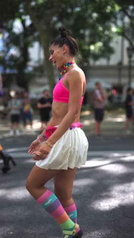 colorful pride parade celebration