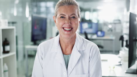 portrait of a female scientist in a lab