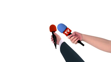 mics in hands